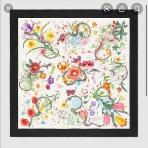 Square Silk Gucci Scarf